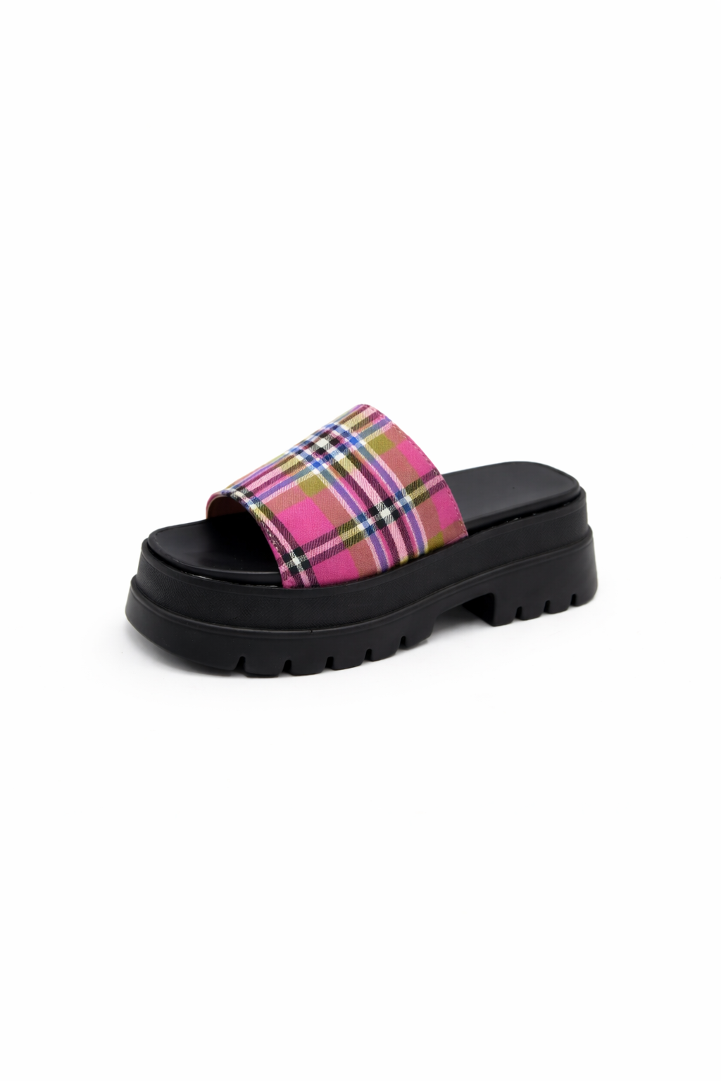 Boho Plaid Platform