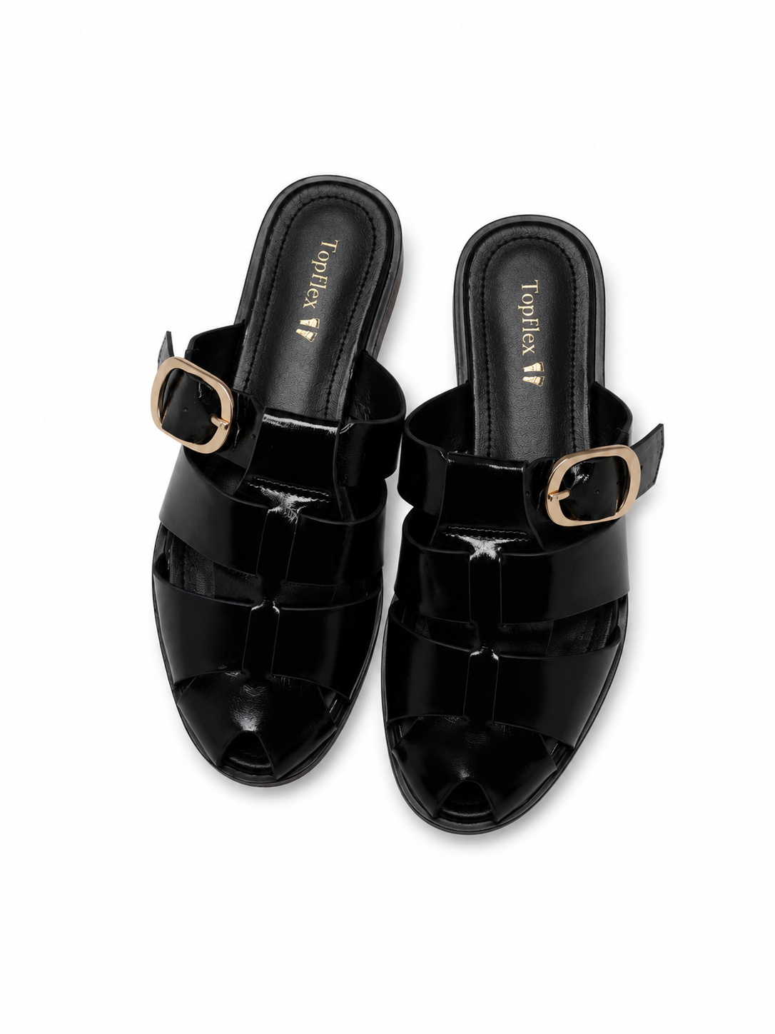 Capri Buckle Mule