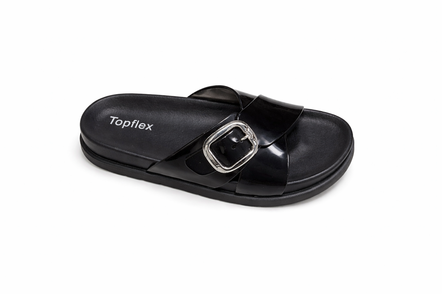 Topflex Gloss Buckle Slides