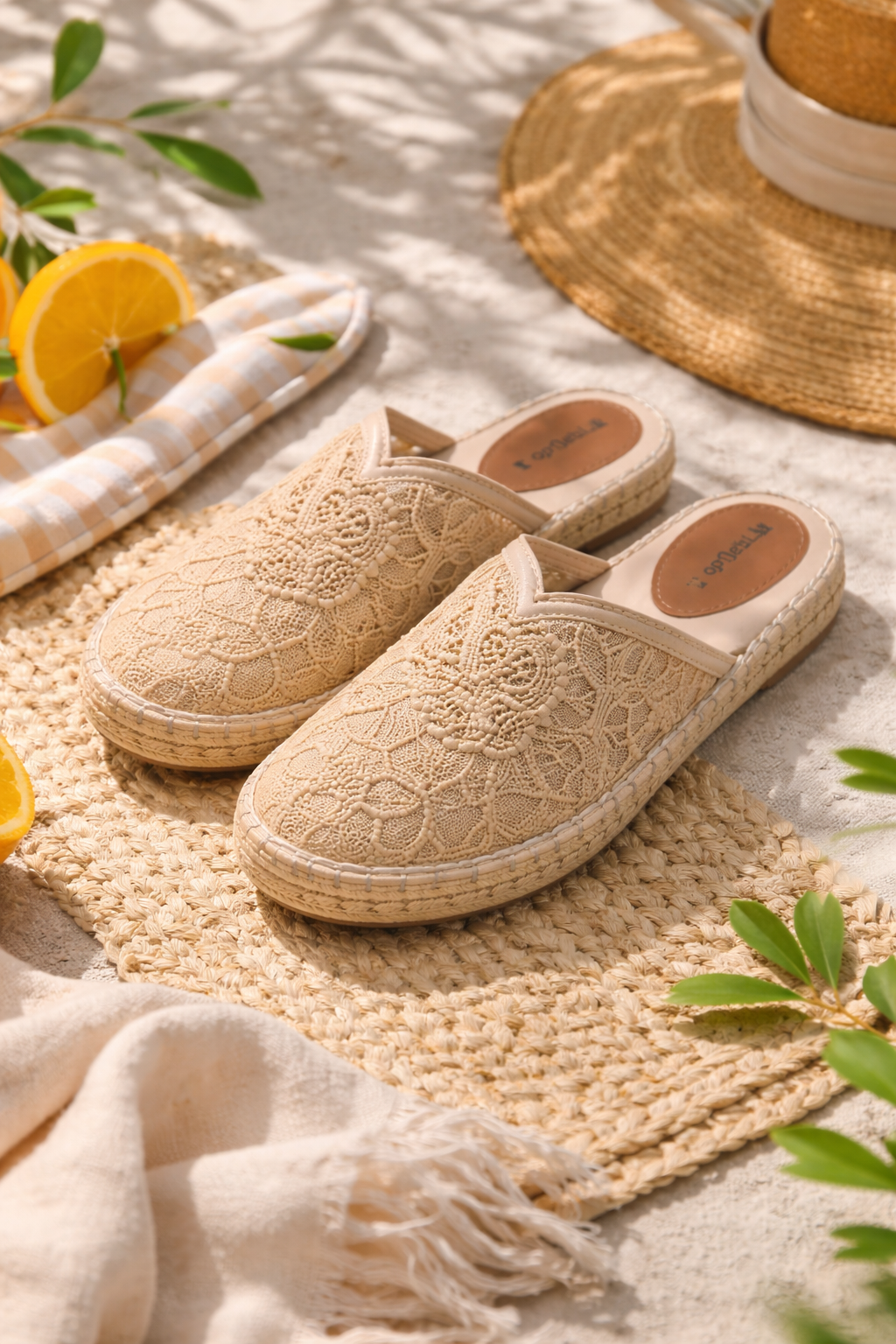 Lace Breeze Mule