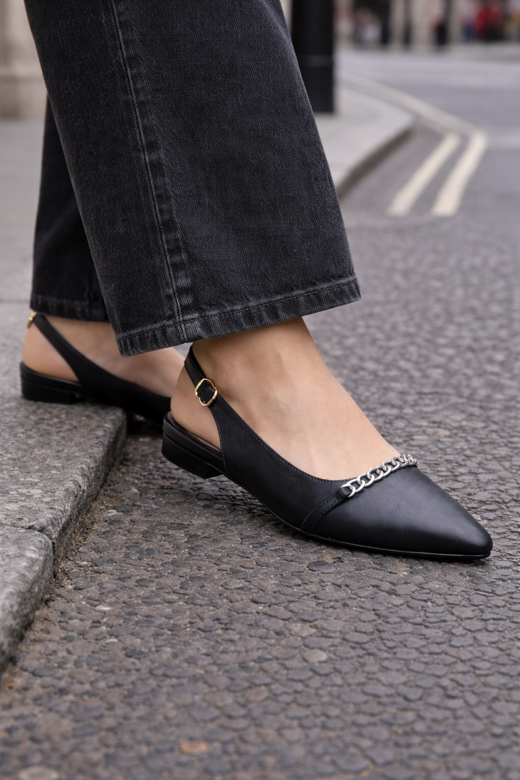 Elegance Chain Slingback