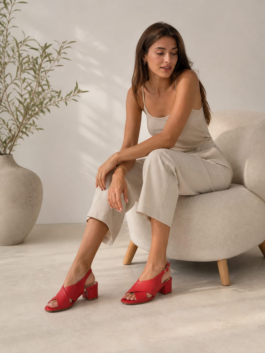 Luna Cross Heel