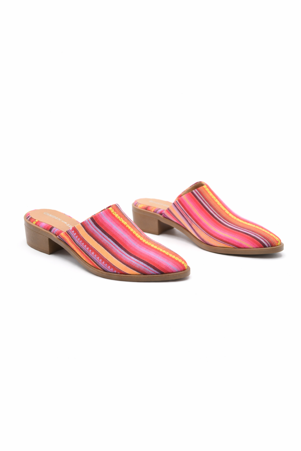 🌈 Sunset Stripe Mule