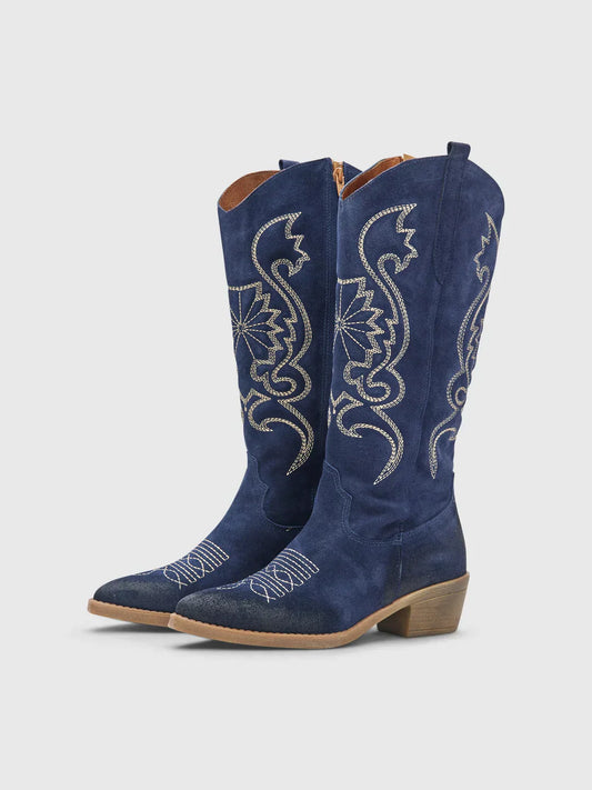 מגף רודוס כחול נייבי